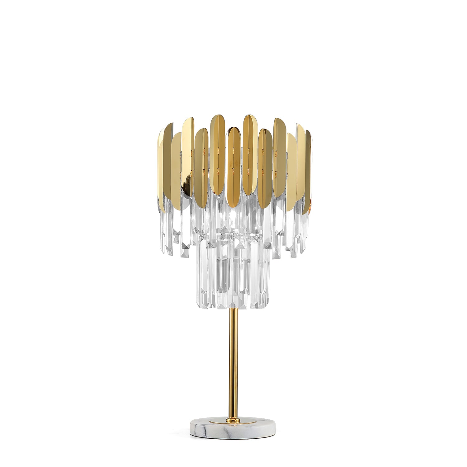 クリスタル マーブル デスクランプ