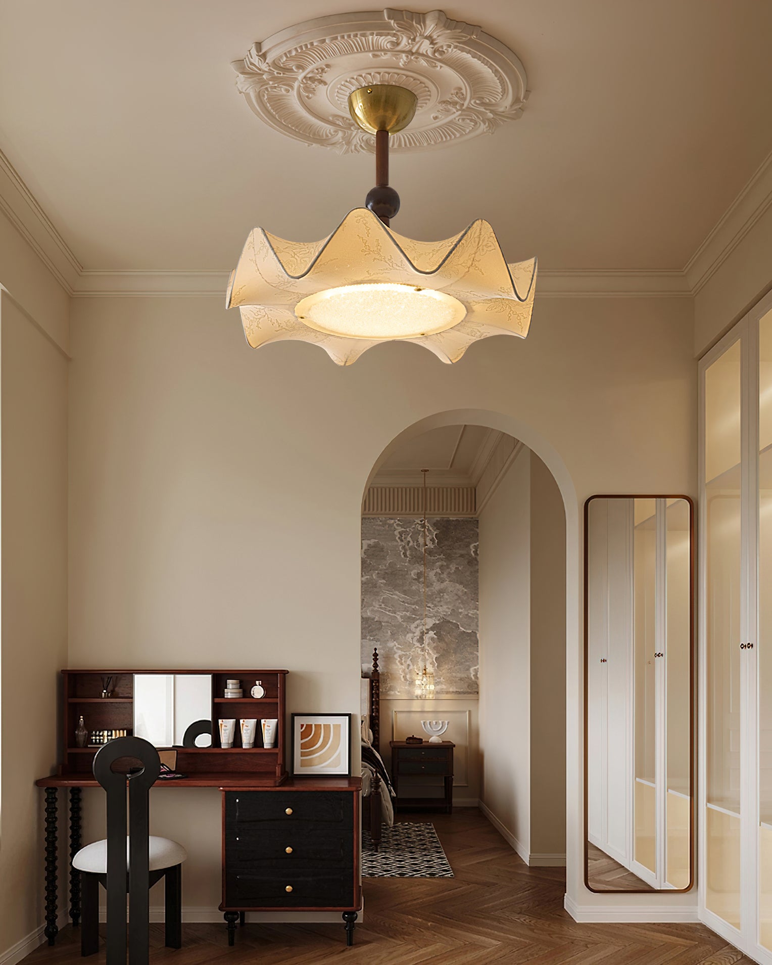 タニエル ペタル シーリング ランプ