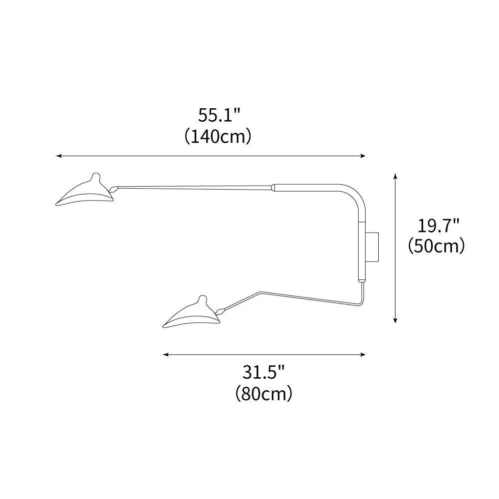 セルジュ・ムーユ ウォールランプ