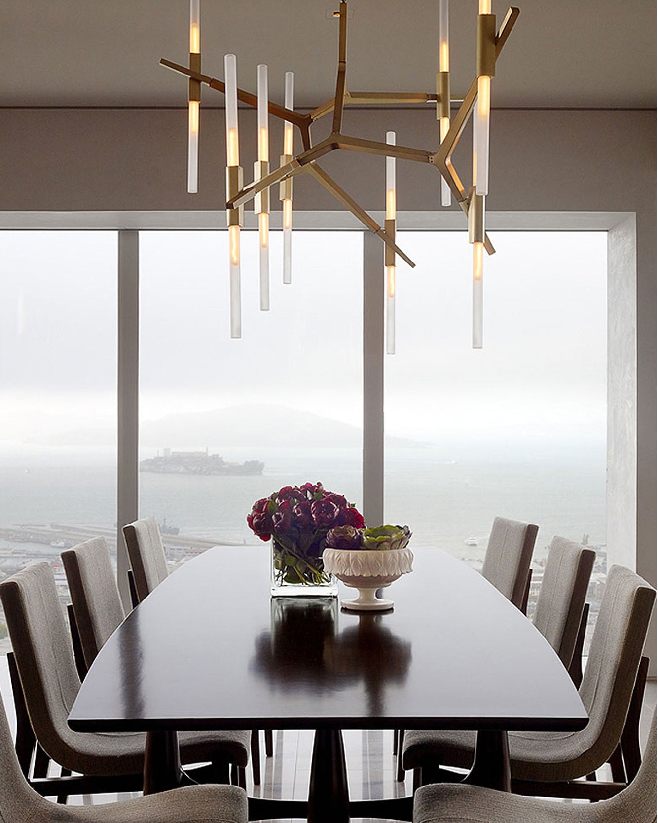 木の枝のシャンデリア