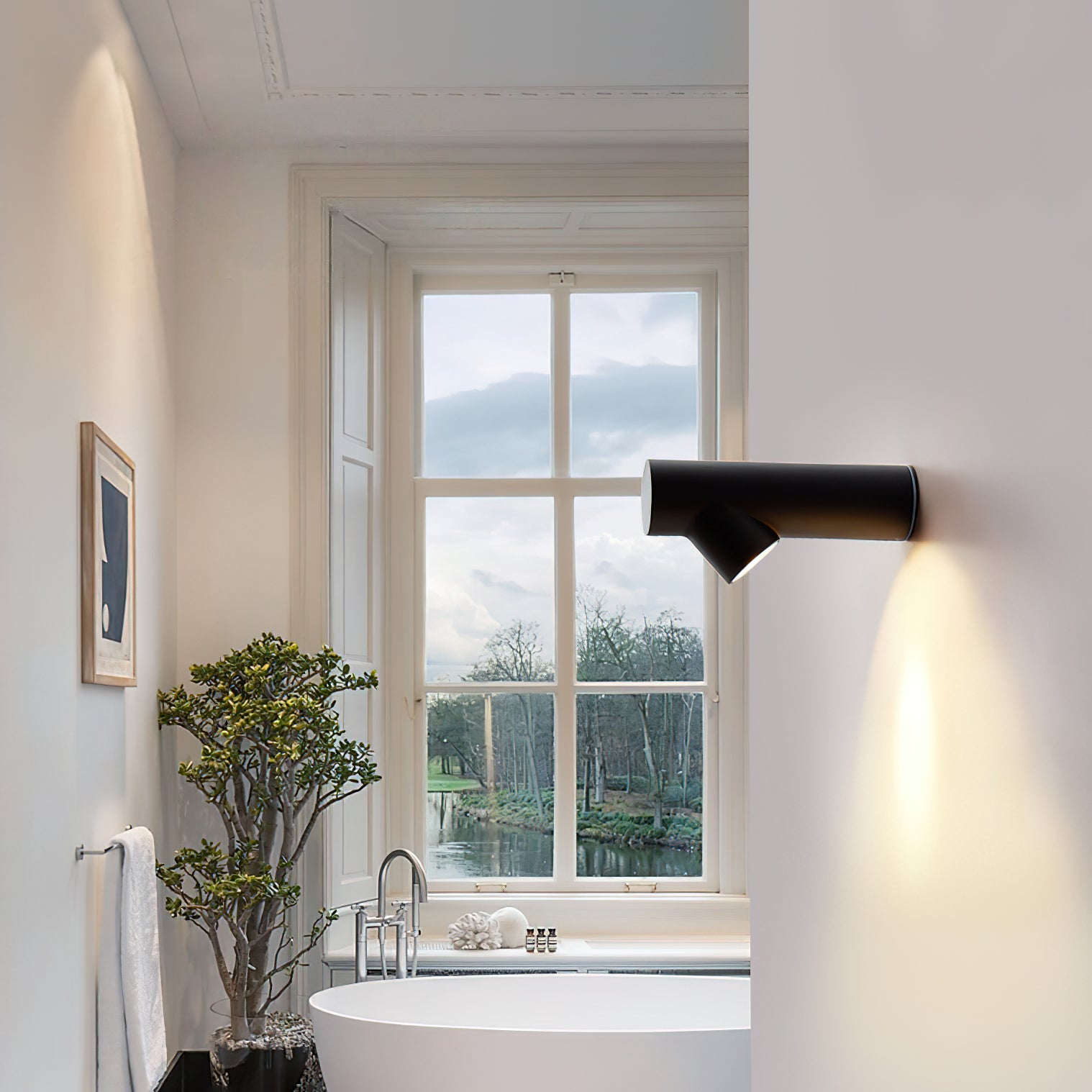 パイプラインチューブ壁取り付け用燭台