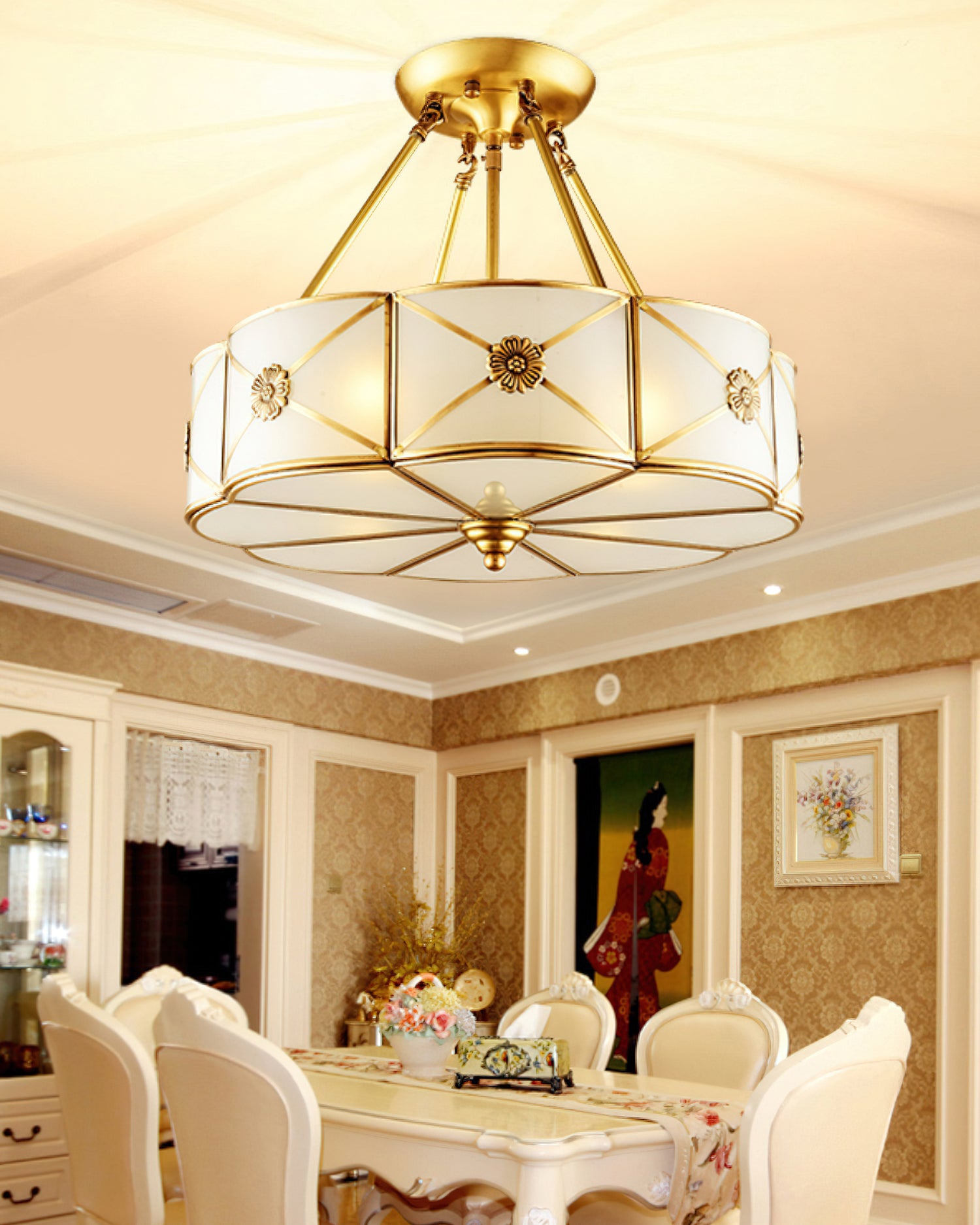 Lumalin Glass Ceiling Light