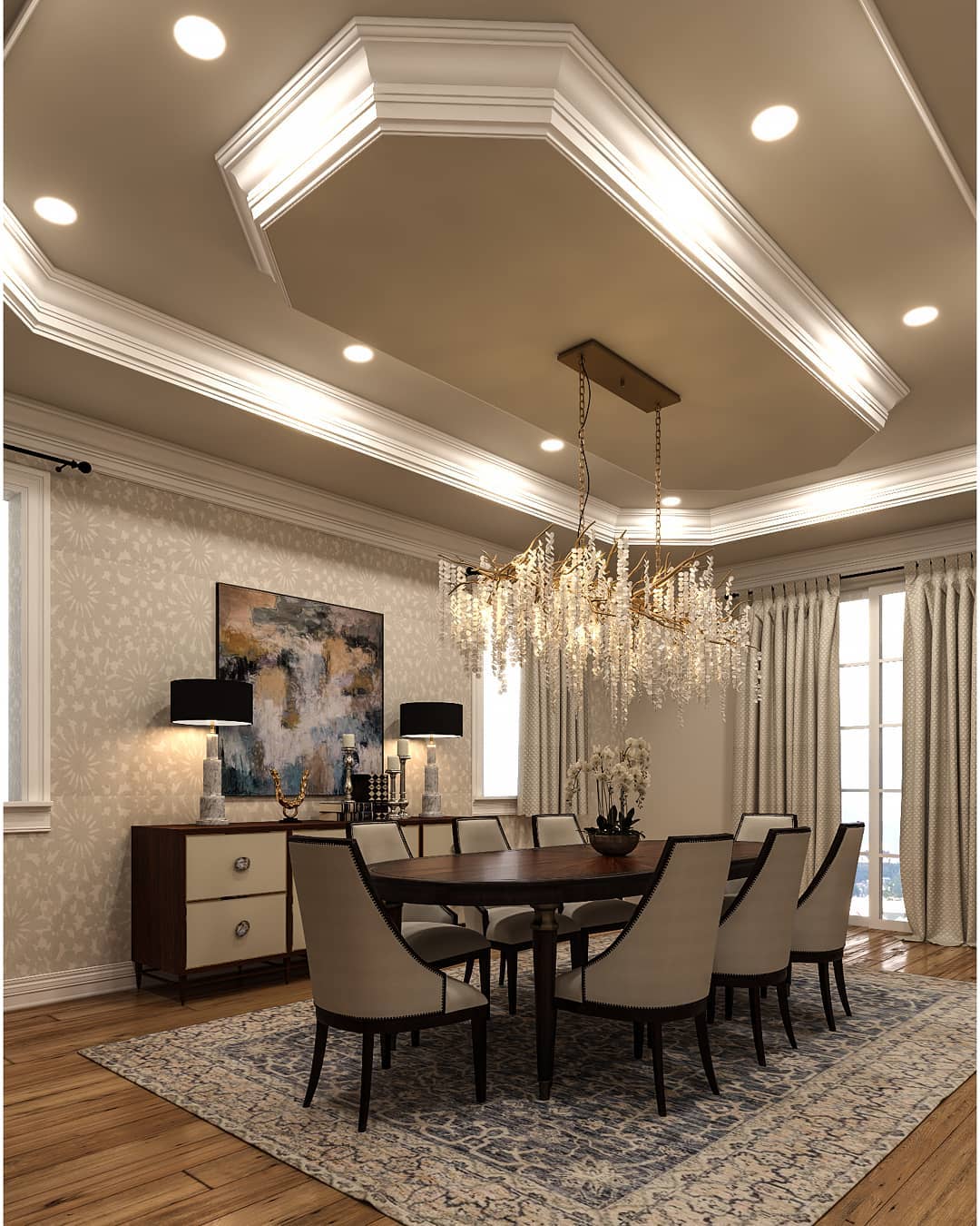 野田史郎クリスタルシャンデリア