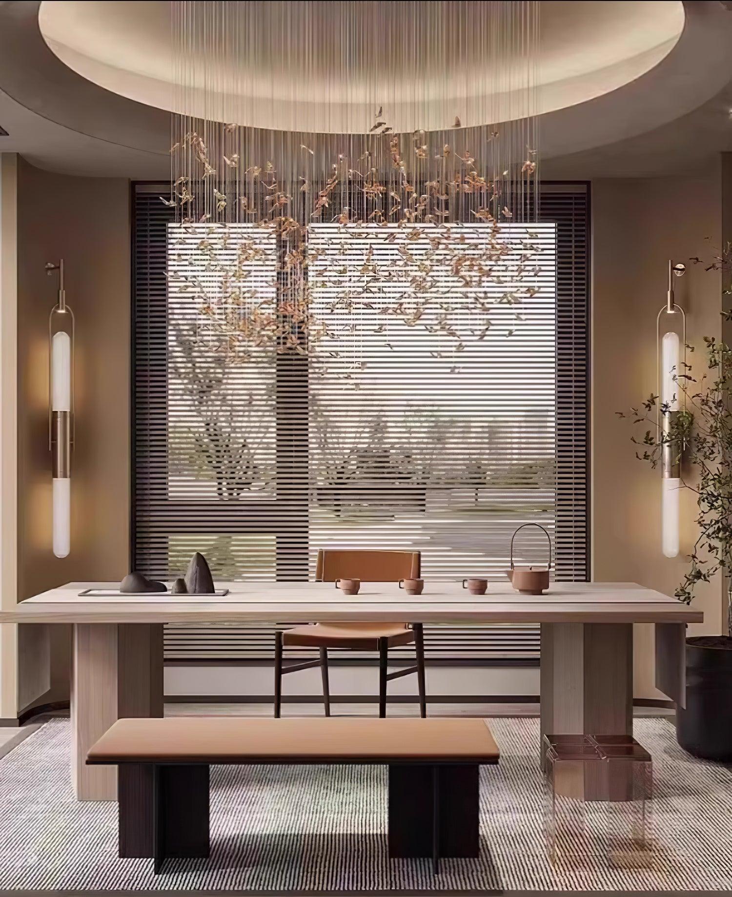 ロングアークガラスウォールランプ