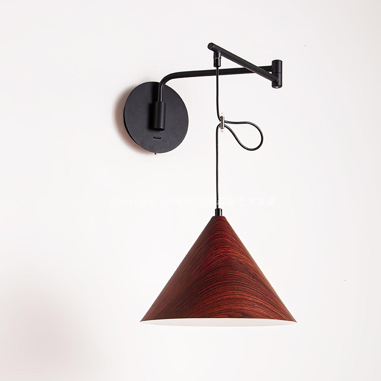 コーンスイングアームウォールランプ