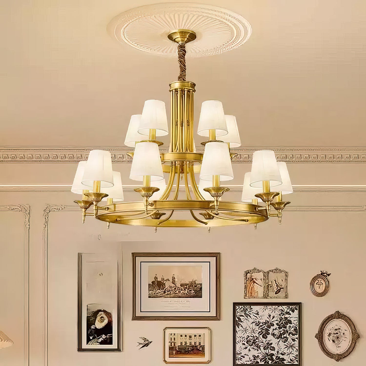 Myrna Fabric Chandelier