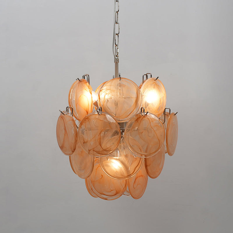 Loire Valley Glass Chandelier