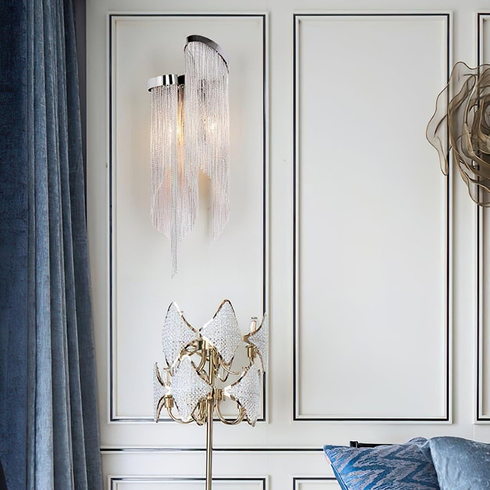 チェーンタッセルウォールランプ