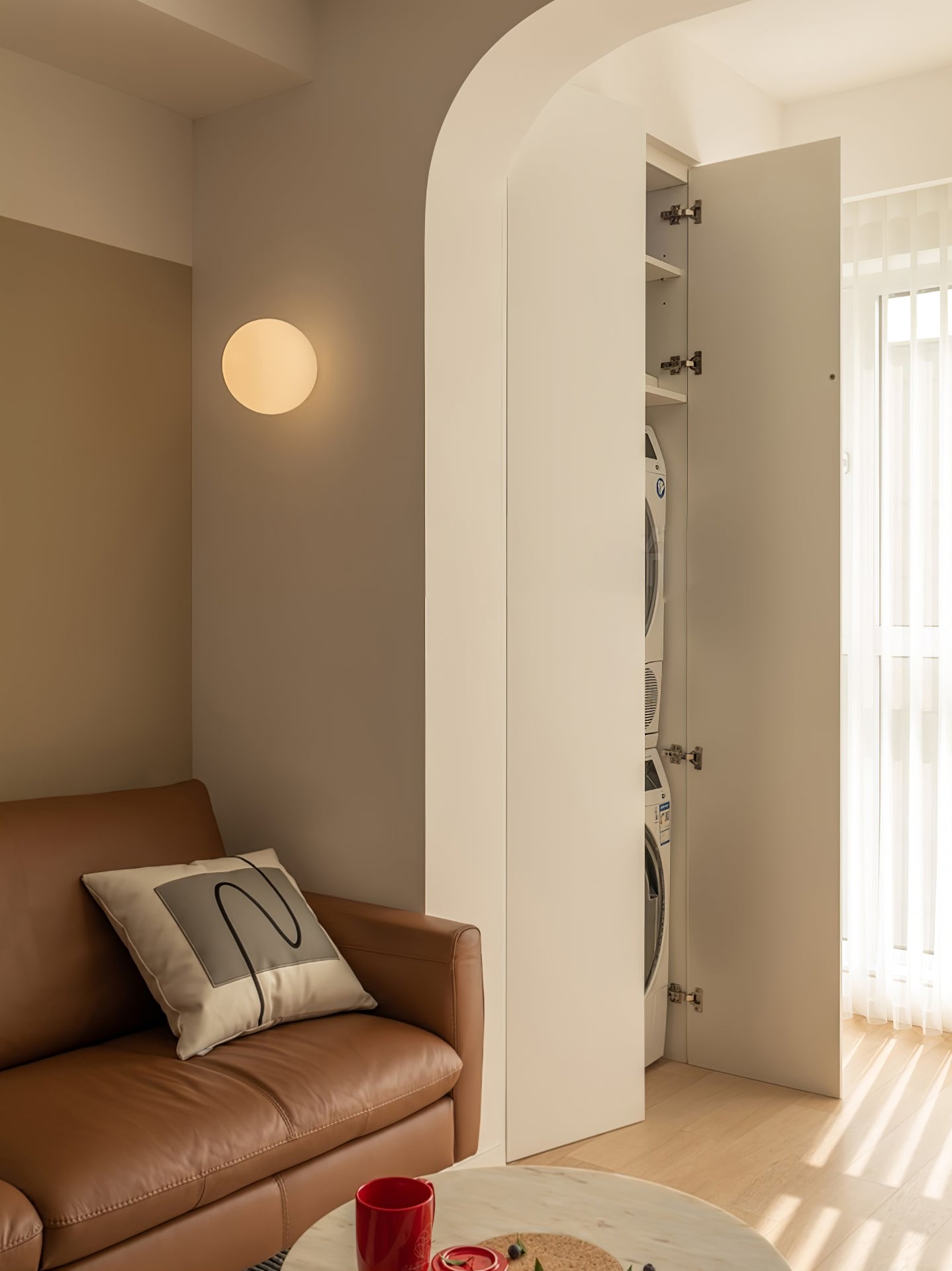 ガラスミニオーブウォールランプ