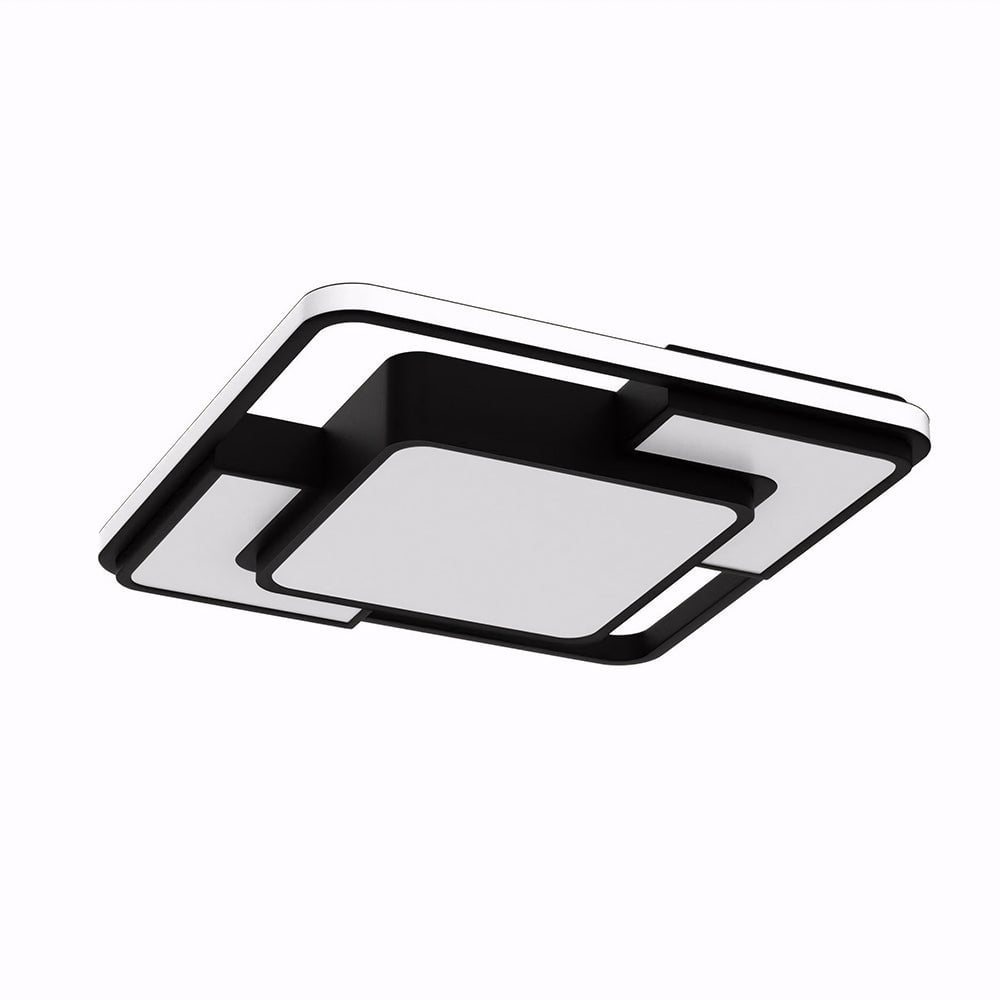 モダンでシンプルなスクエア型LEDフラッシュマウントシーリングライト