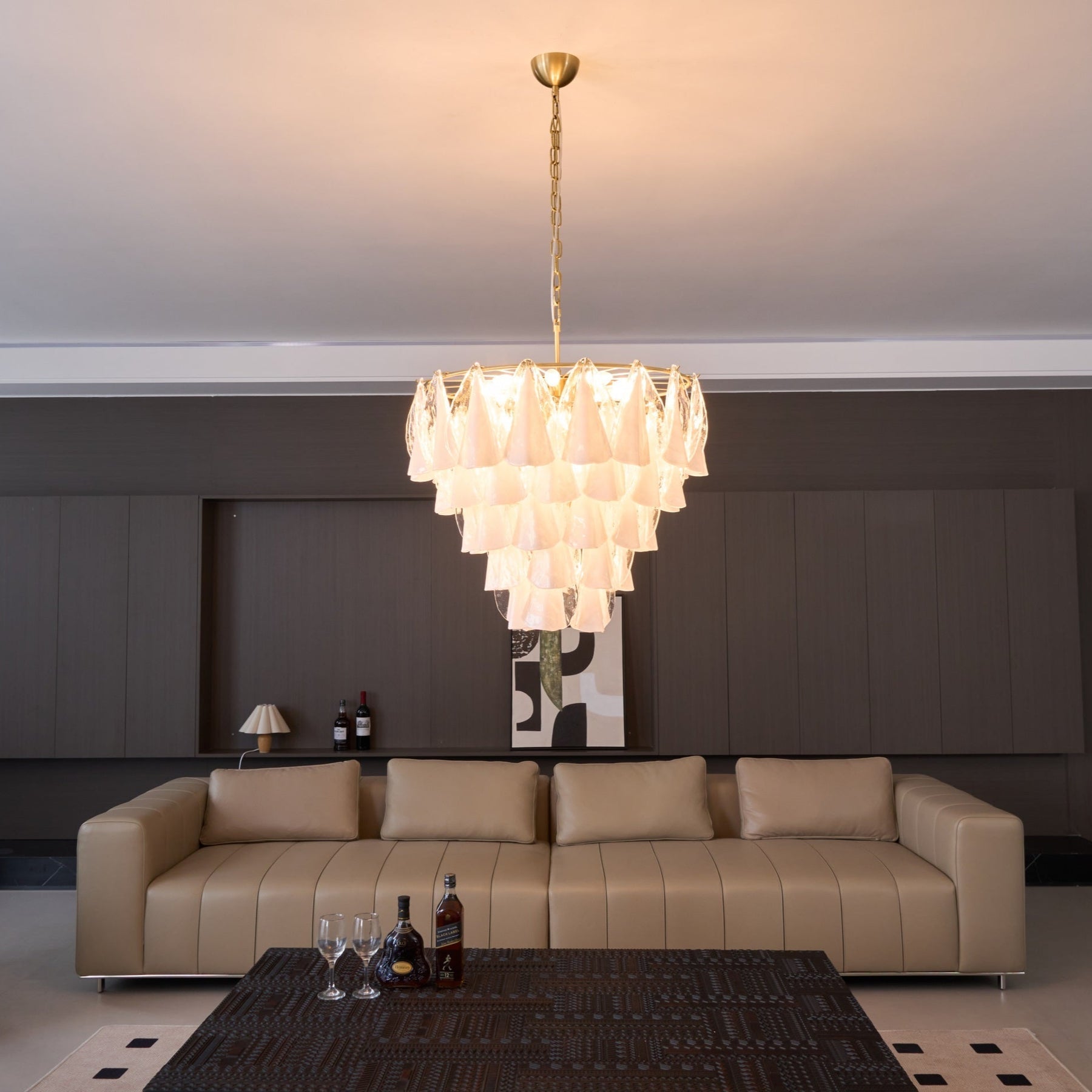 Lunara White Chandelier