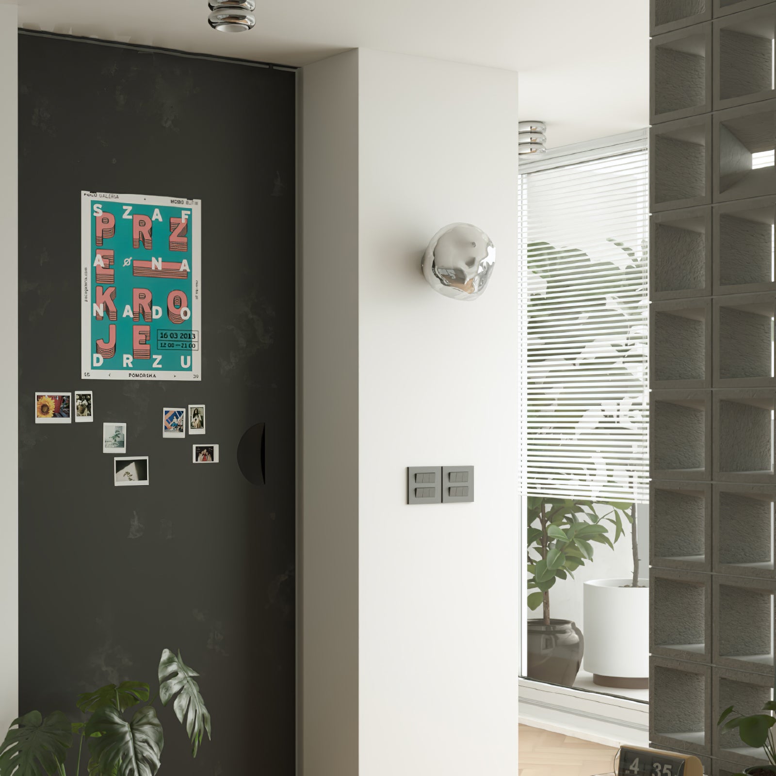 溶岩ウォールランプ