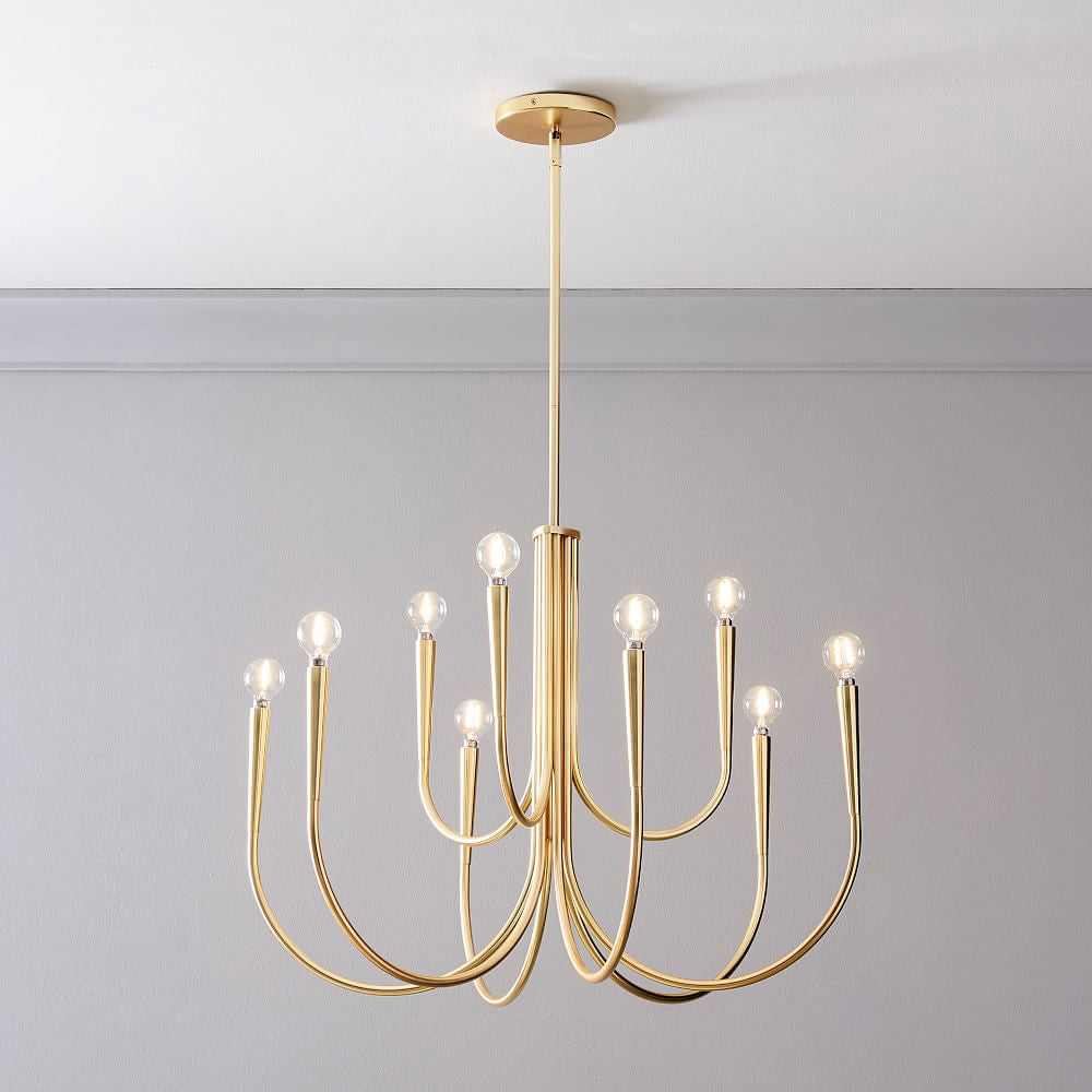 Swoop Arm Chandelier