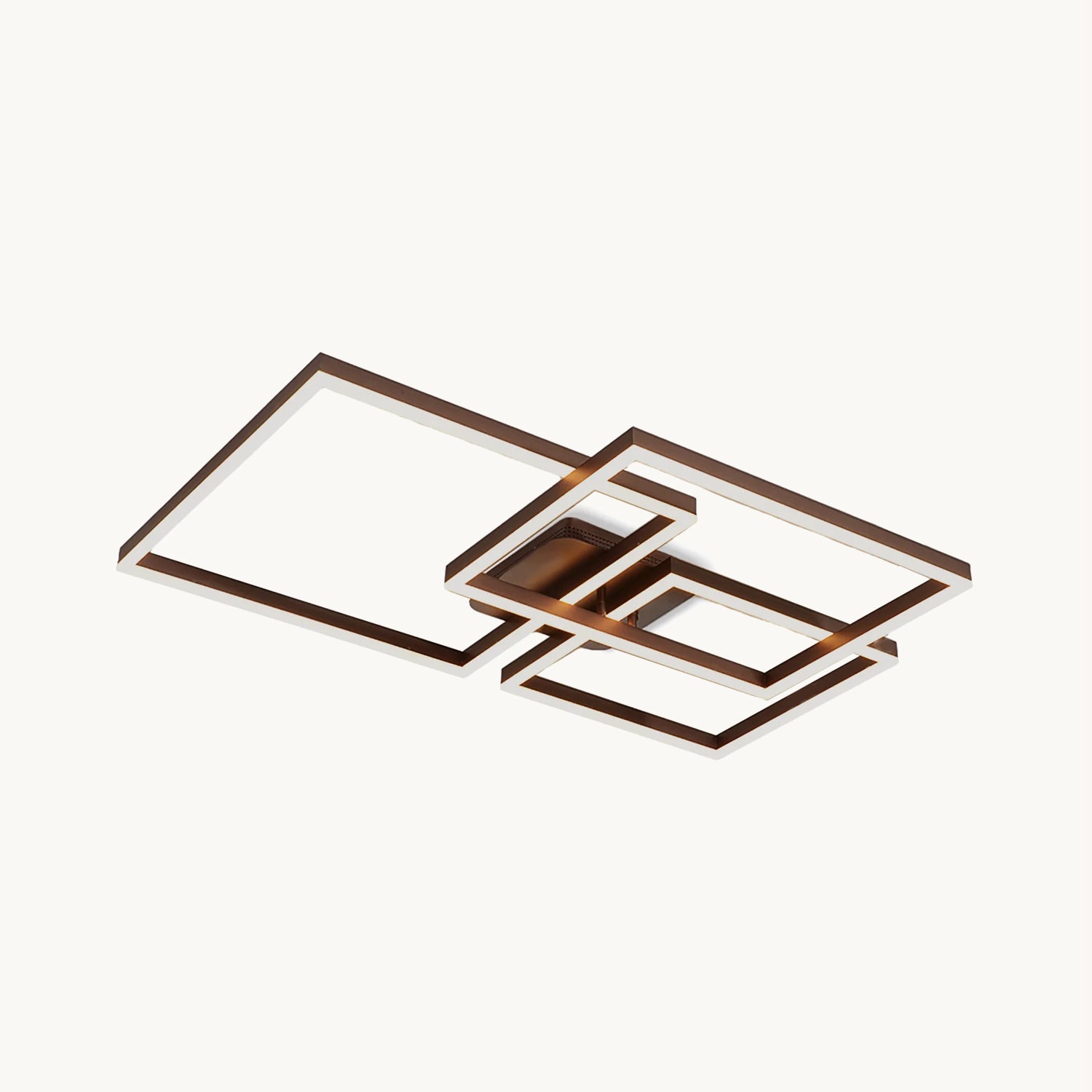 シンプルな幾何学模様の天井ランプ