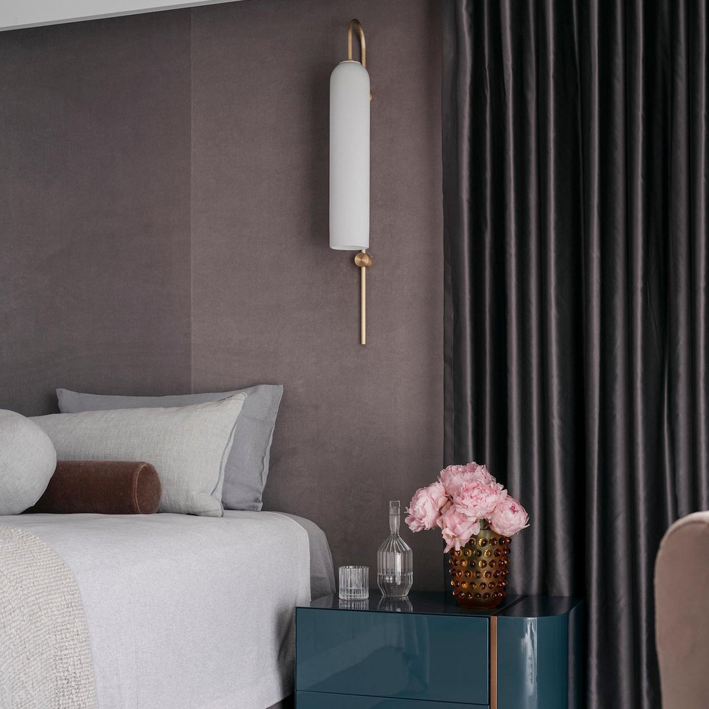 Long Tube Glass Wall Lamp