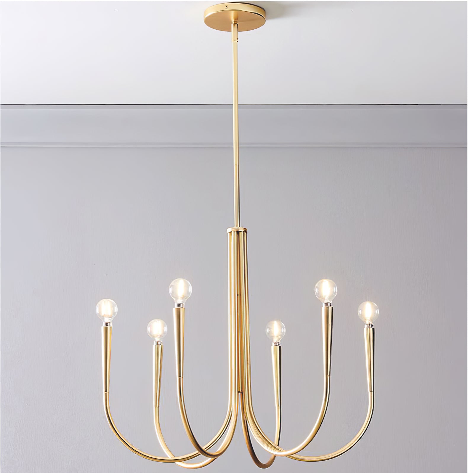 Swoop Arm Chandelier