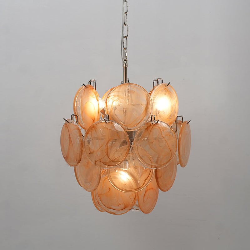 Loire Valley Glass Chandelier