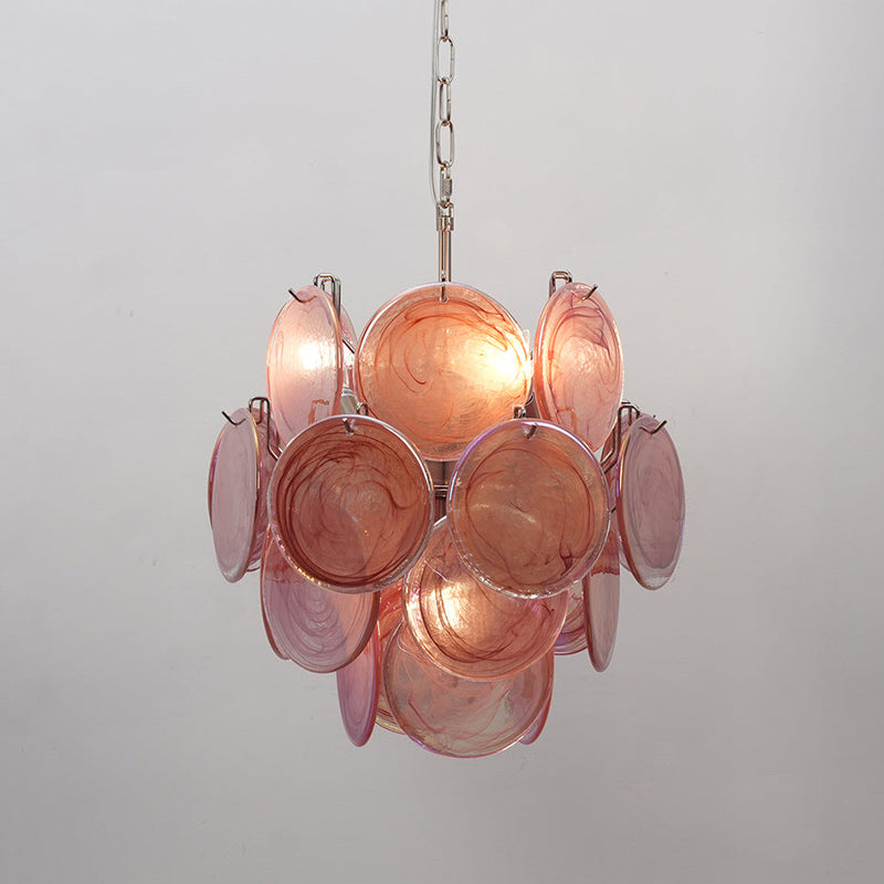 Loire Valley Glass Chandelier