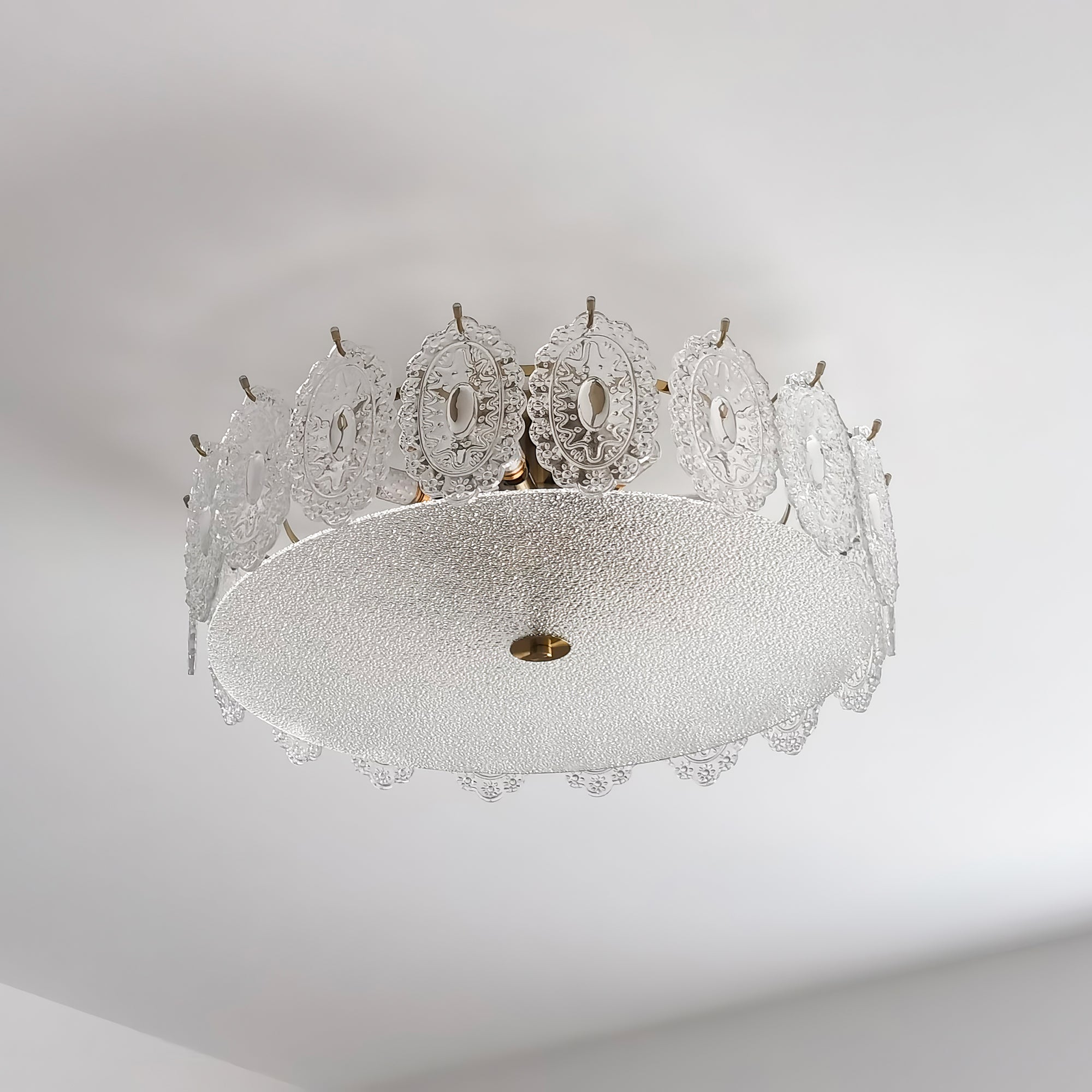 Drum Crystal Chandelier