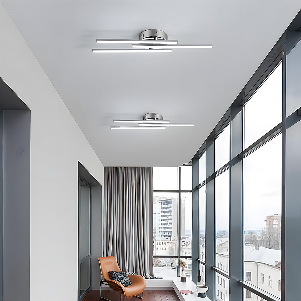 創造性のあるデザインの平行線LED寝室用シーリングライト