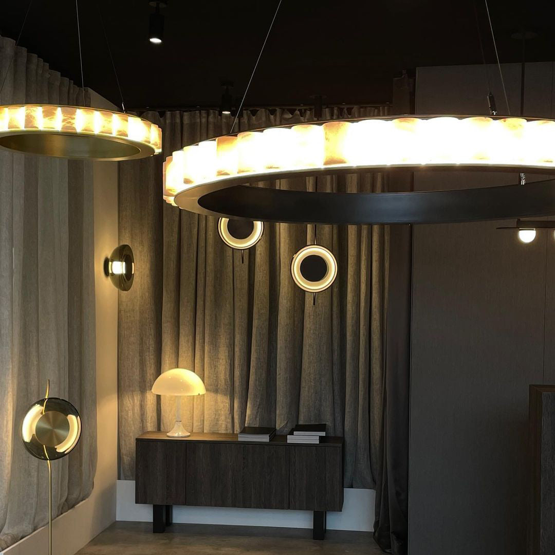 Avalon alabaster Chandelier