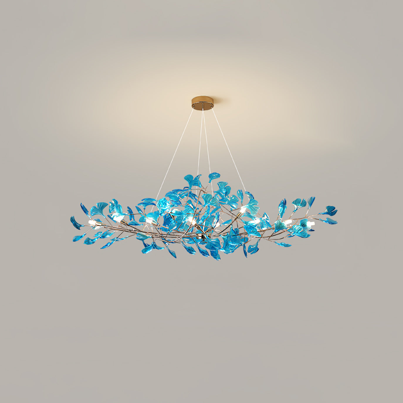 Acrylic Gingko Chandelier