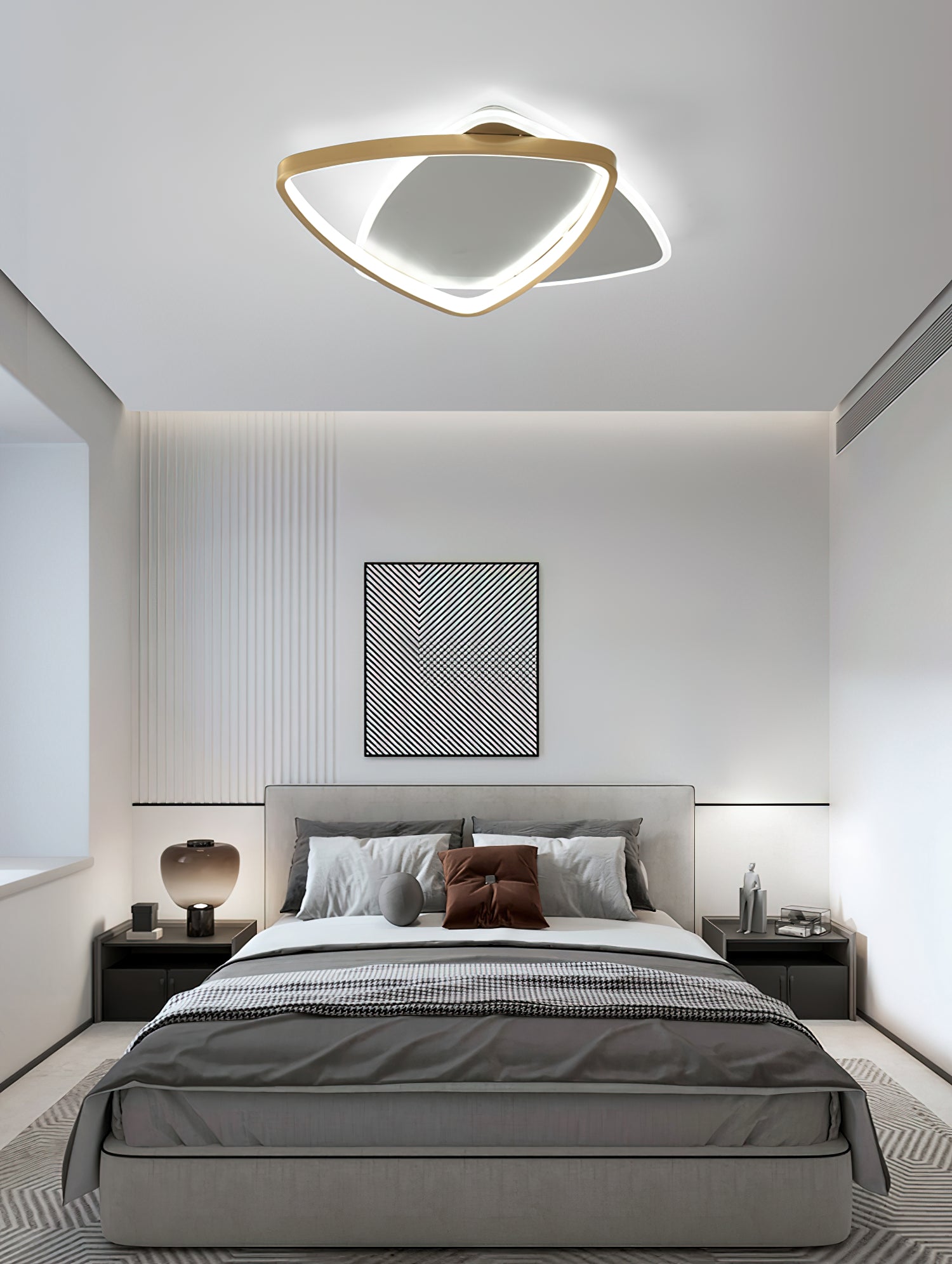 二重層銅天井ランプ