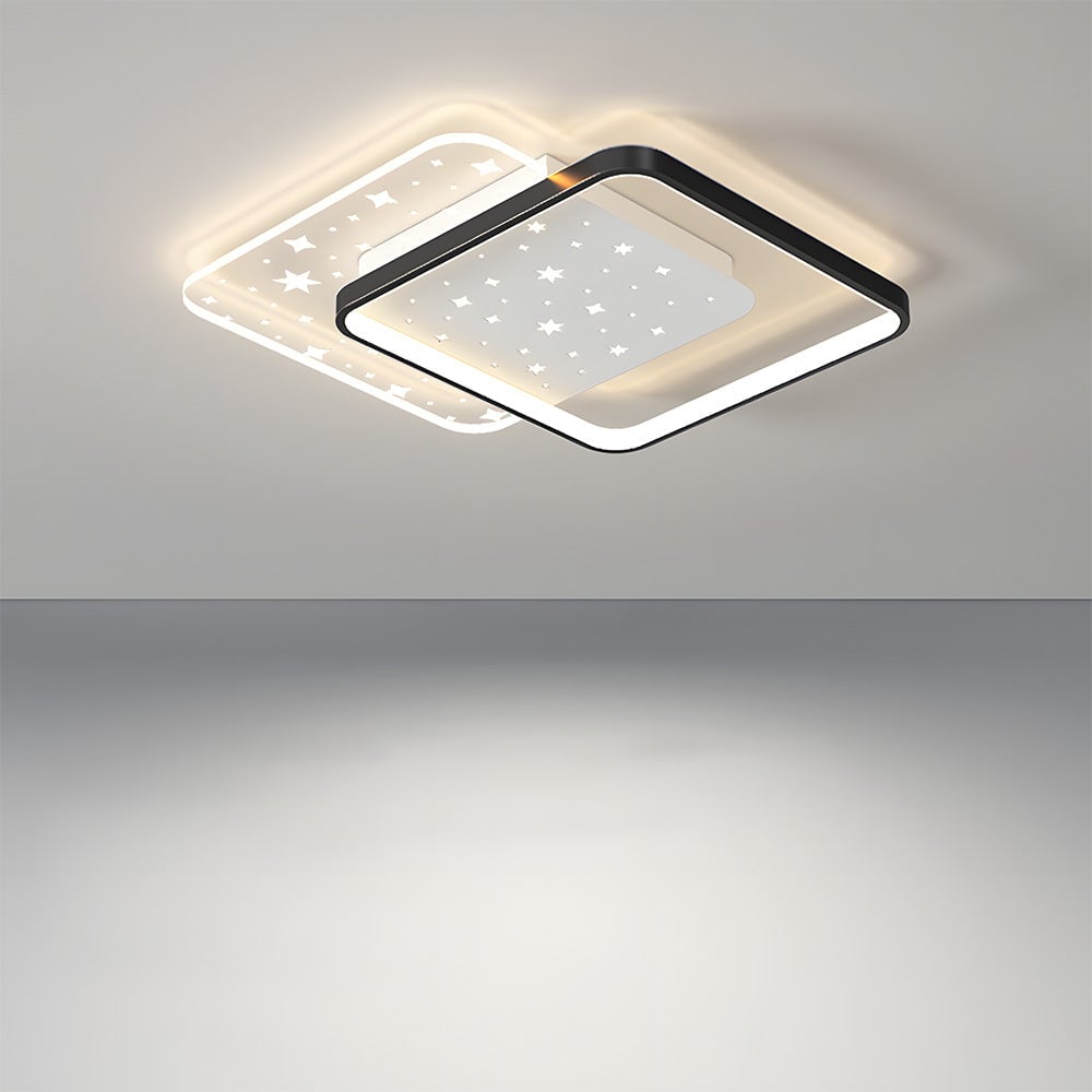 モダンミニマリスト多形アクリル寝室天井ランプ