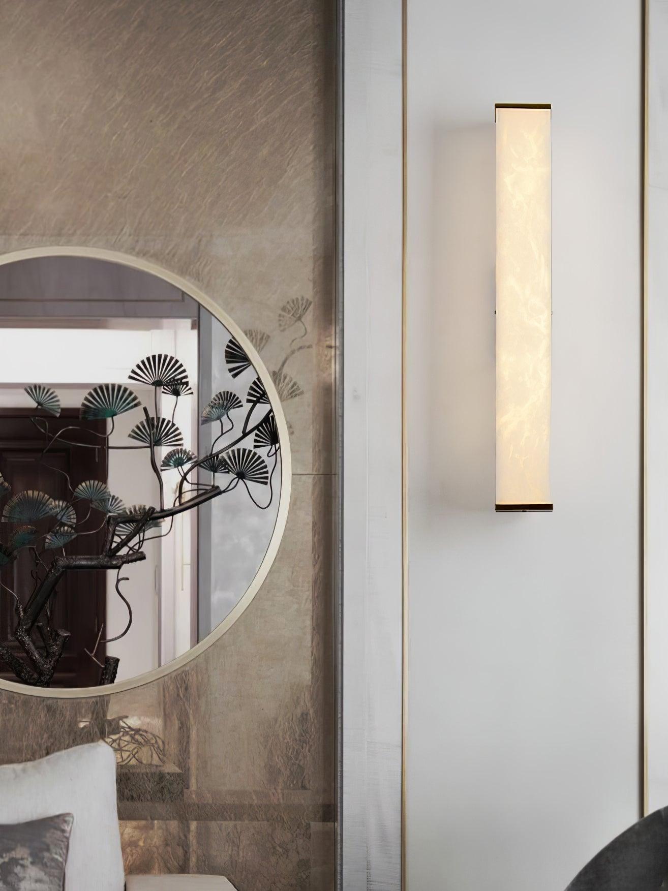 直方体アラバスターウォールライト