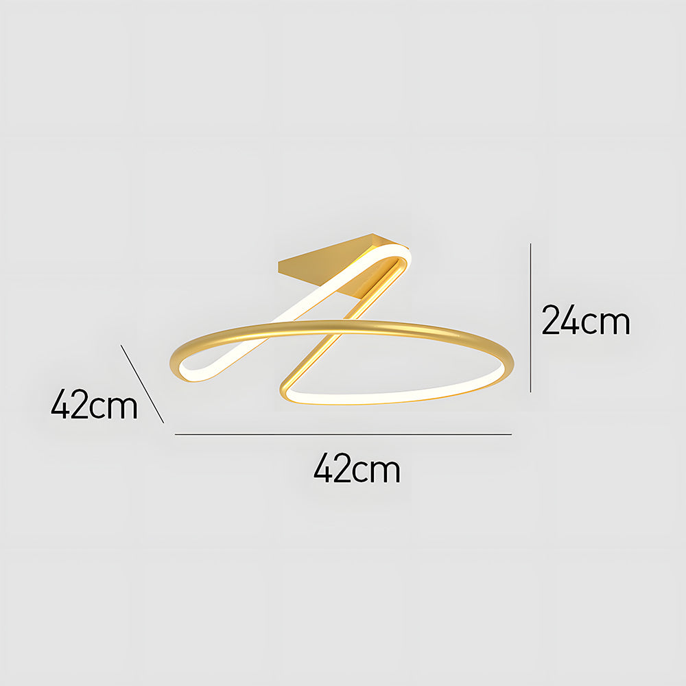 クリエイティブな個性を演出する寝室用LEDシーリングライト