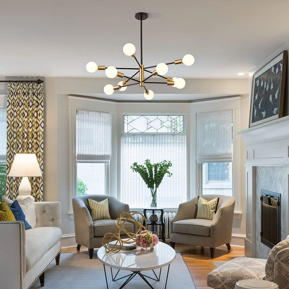 リビングルームに最適なシンプルでエレガントなシーリングライト