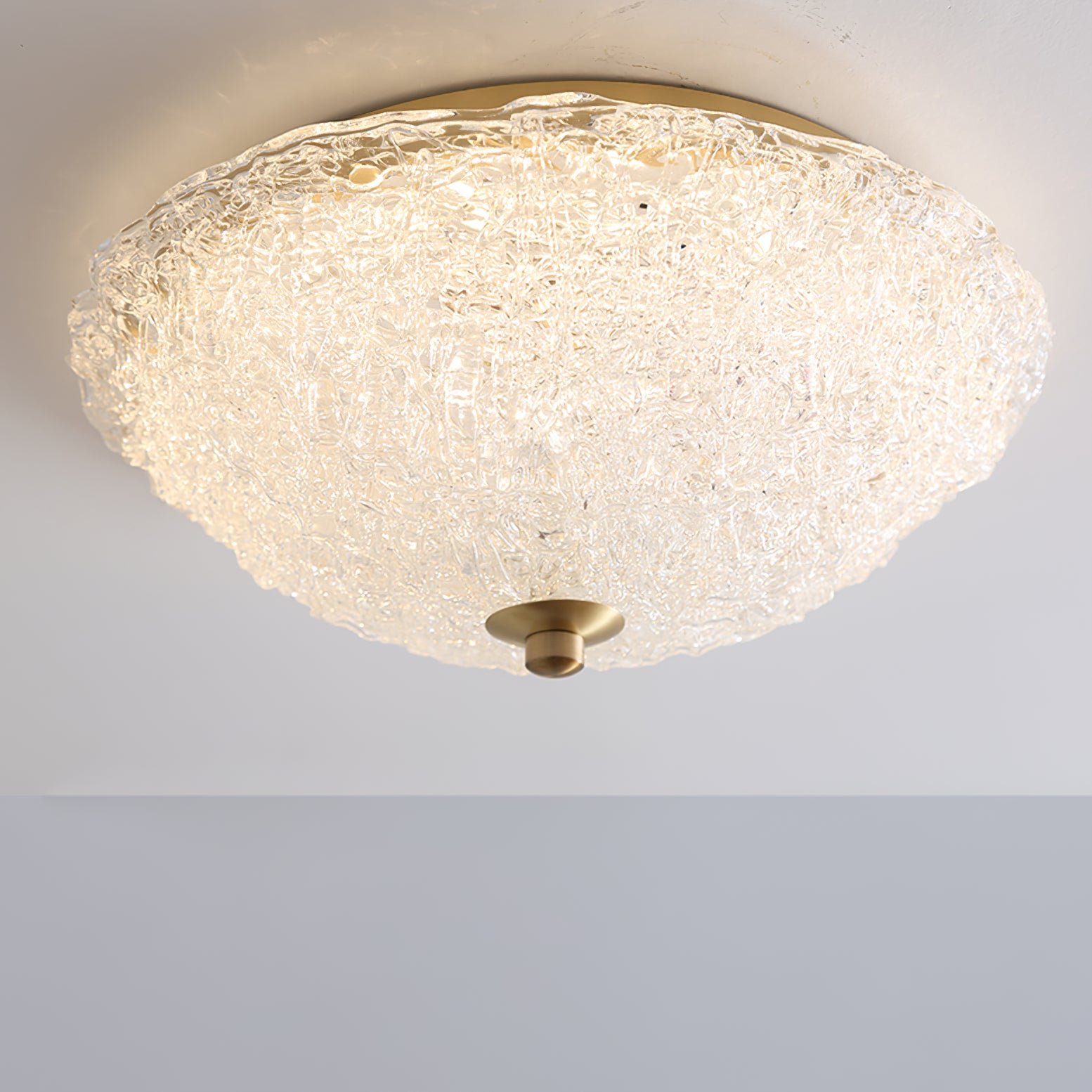Crystal Wave Ceiling Light