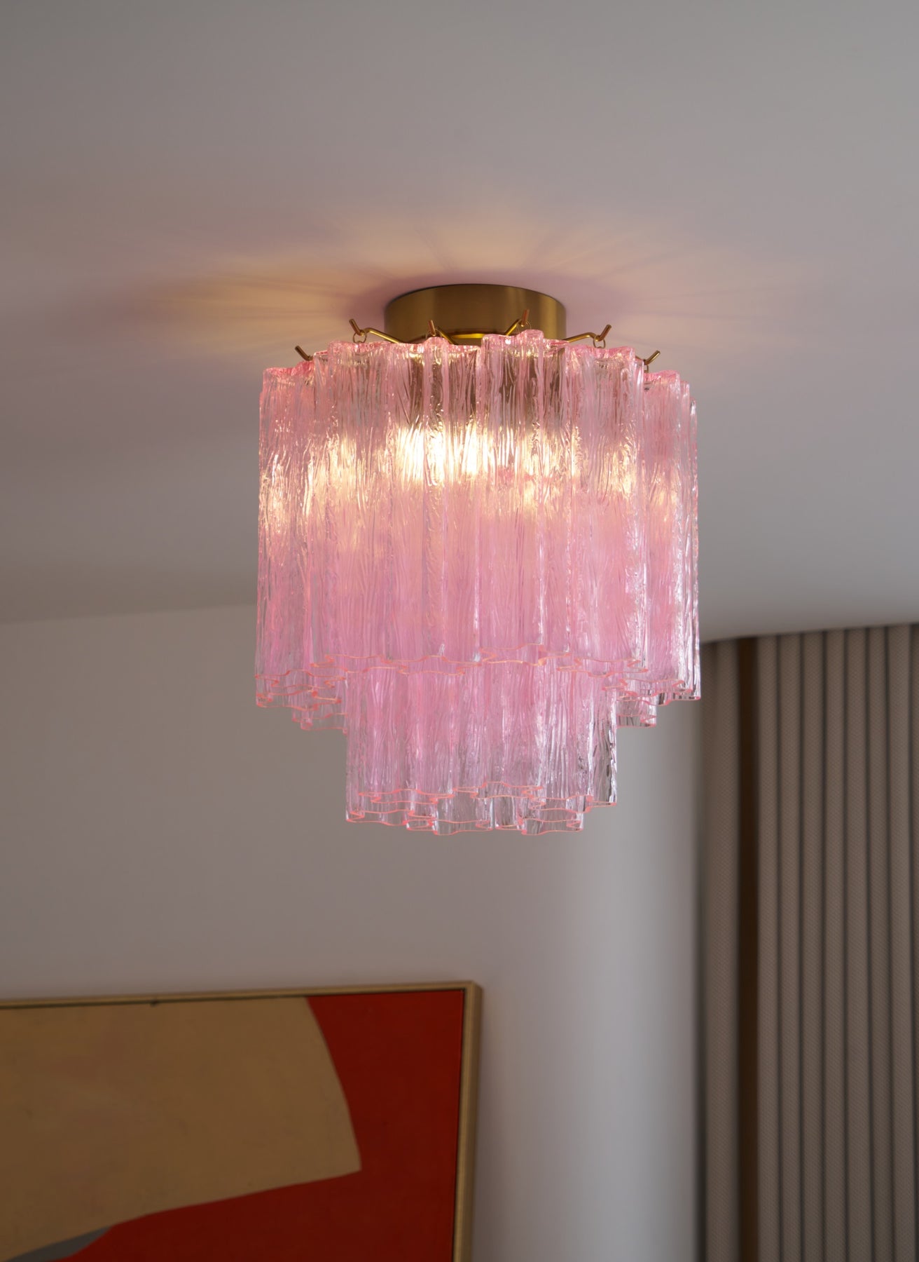 Fiora Pink Ceiling Lamp