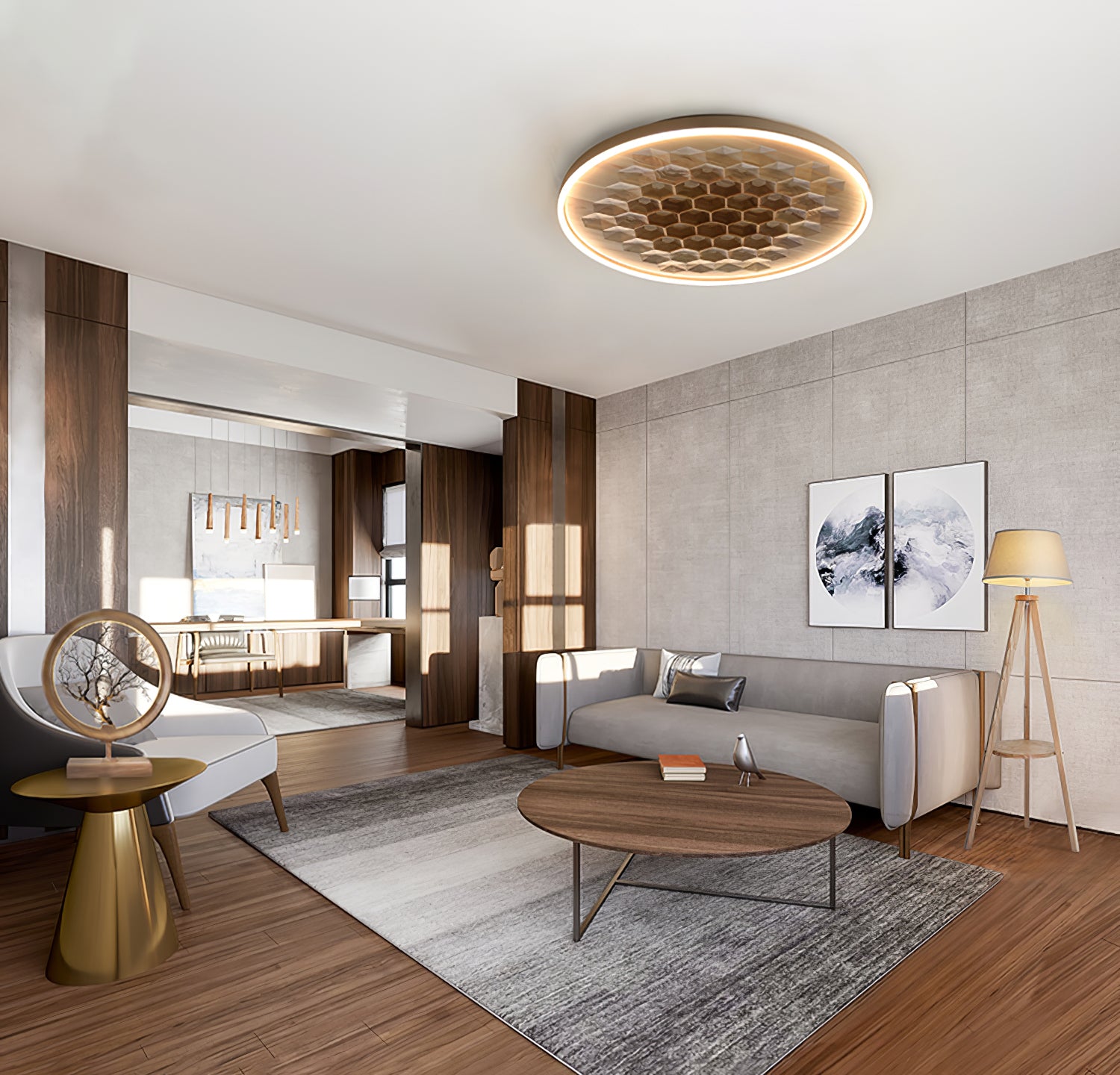 ハートウッドシーリングランプ