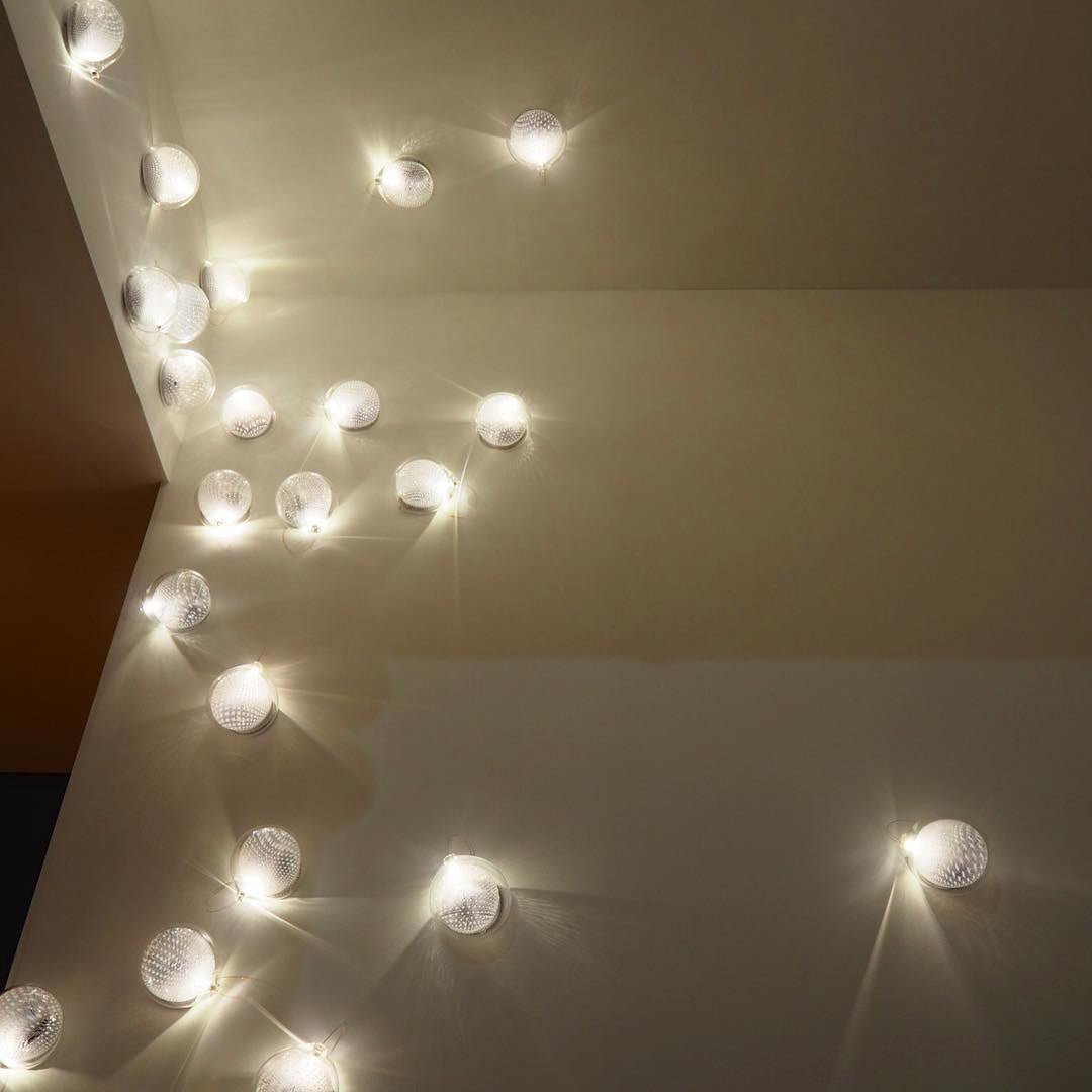 White-Clear Glass Wall Lamp