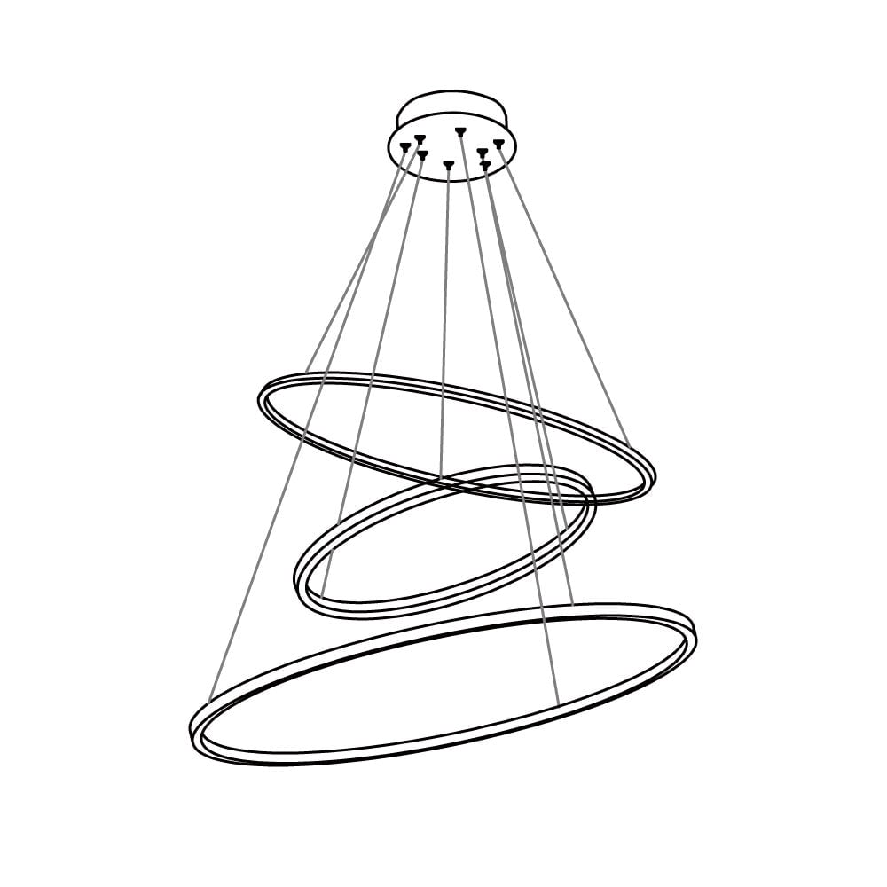 Lohja Gold Chandelier