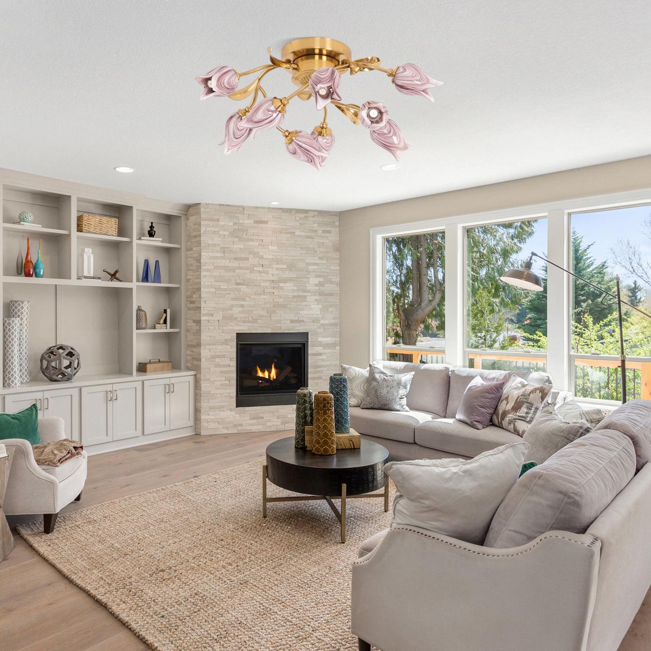 チューリップセレナーデシーリングランプ