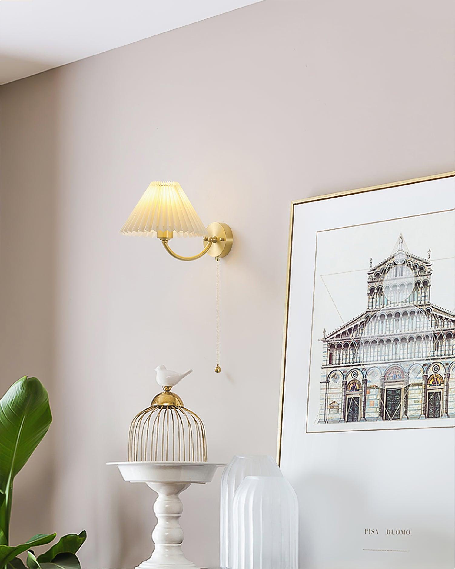 プリーツウォールランプ