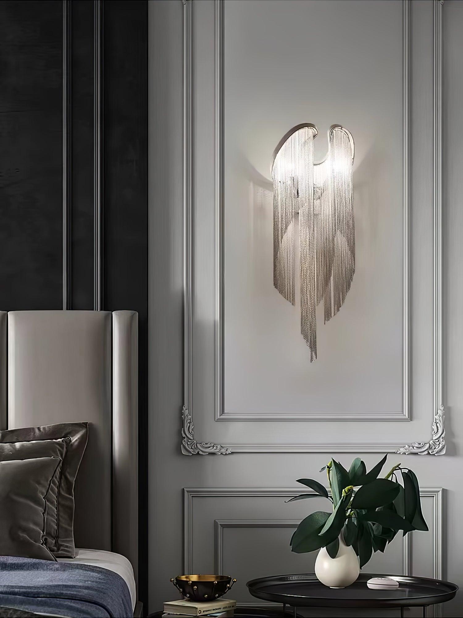 チェーンタッセルウォールランプ