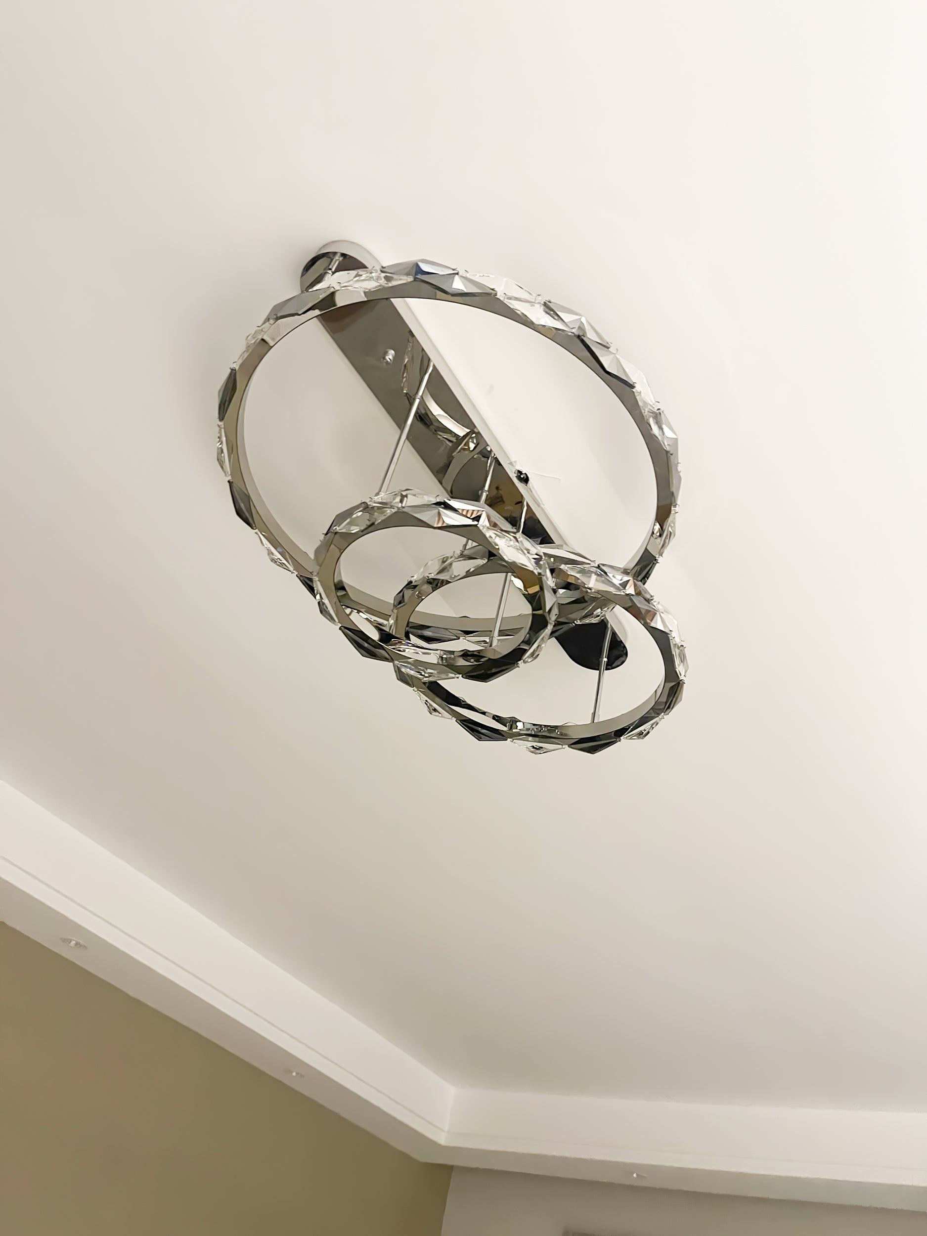 Rhombus Crystal Ceiling Lamp