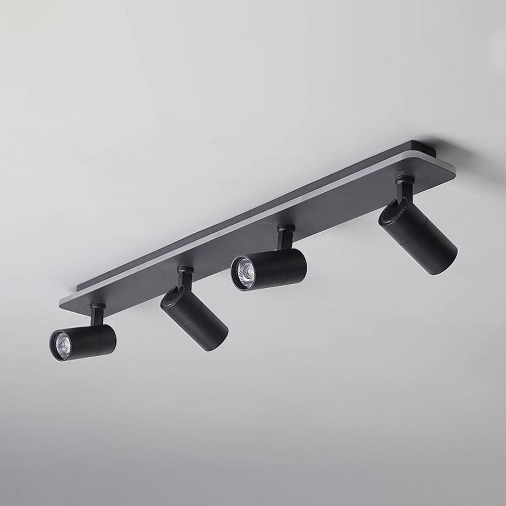 キッチン用のシンプルなトラック天井（白黒）