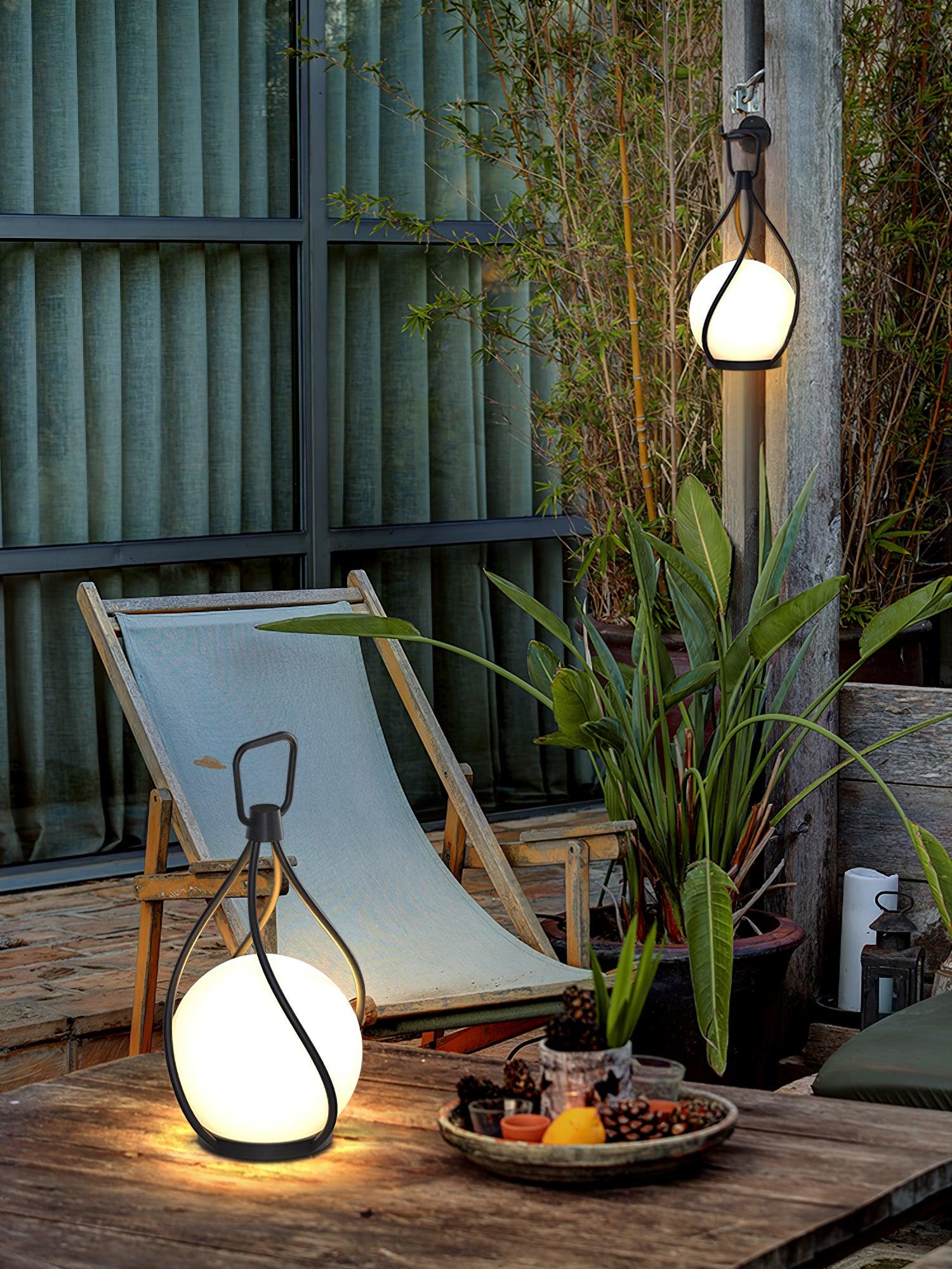 エクリッセ オーブ ランタン 充電式テーブルランプ