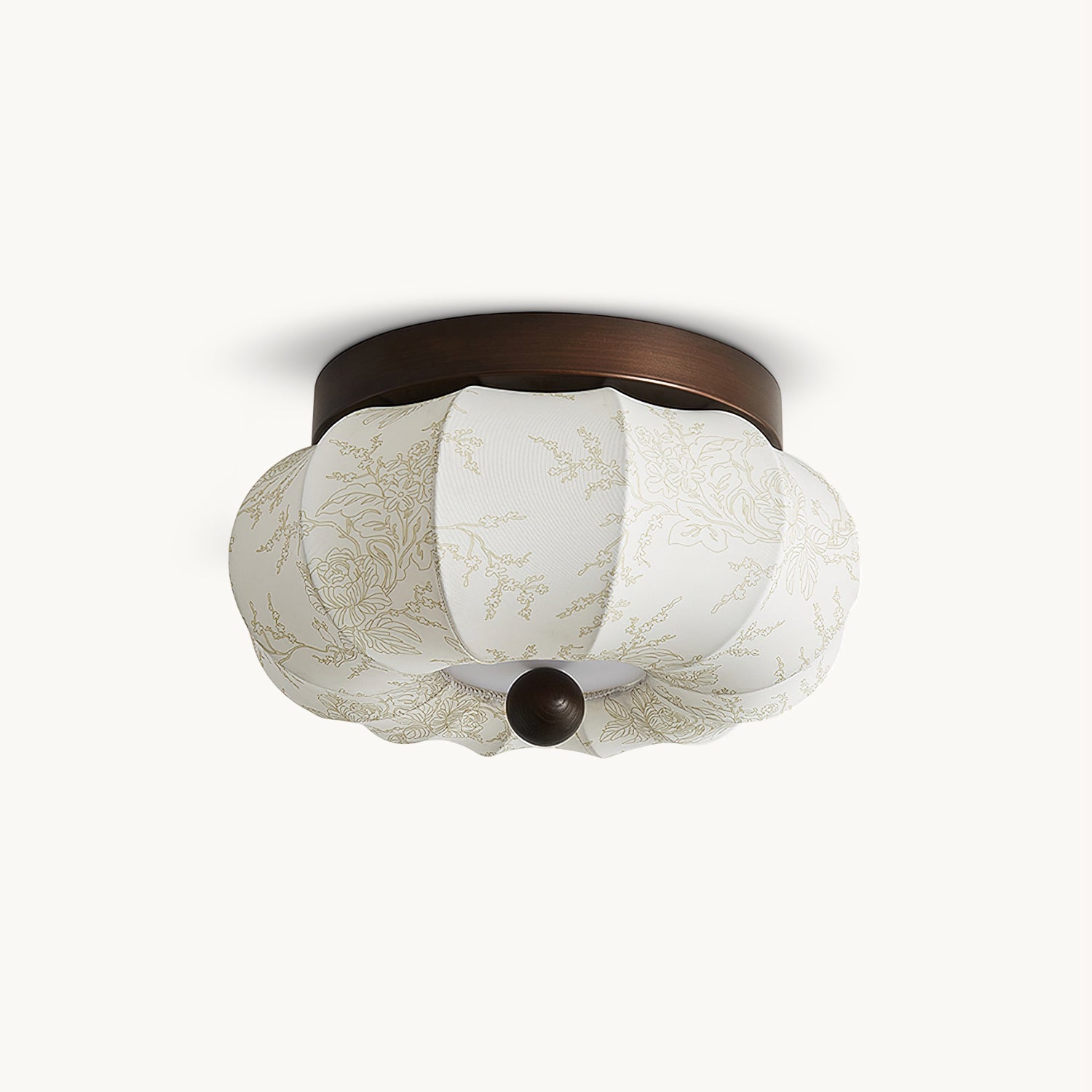 ファブリックパンプキンシーリングライト