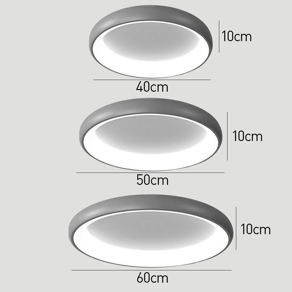 天井に近接するモダンなLEDフラッシュシーリングライト
