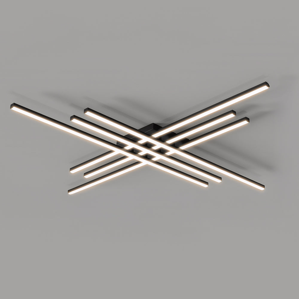 ミニマリストクリエイティブラインLED寝室天井照明