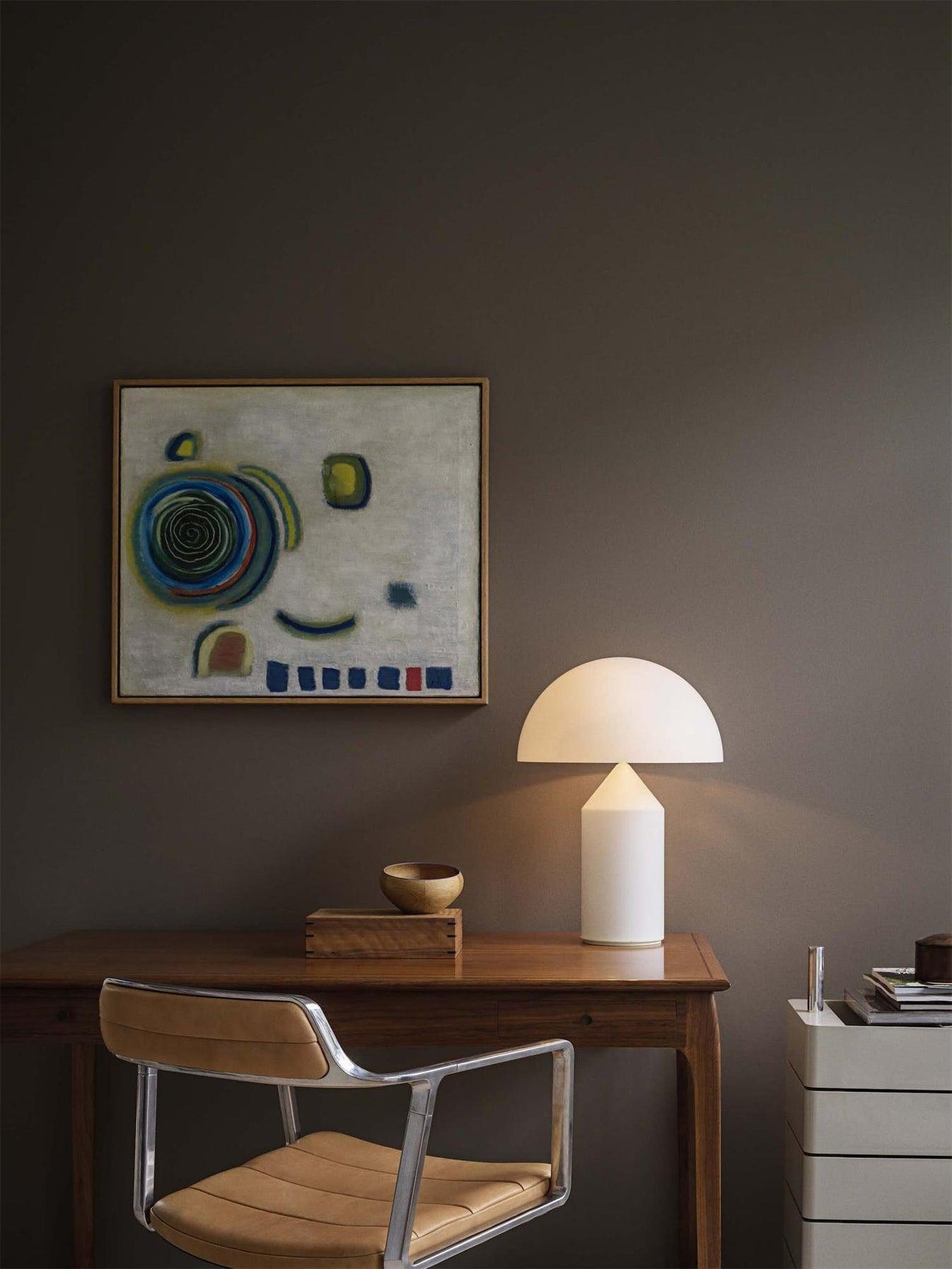 atolloガラステーブルランプ