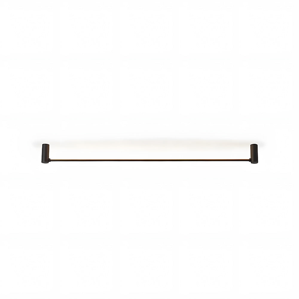 北欧ミニマリストの直線型ブラックシーリングライト