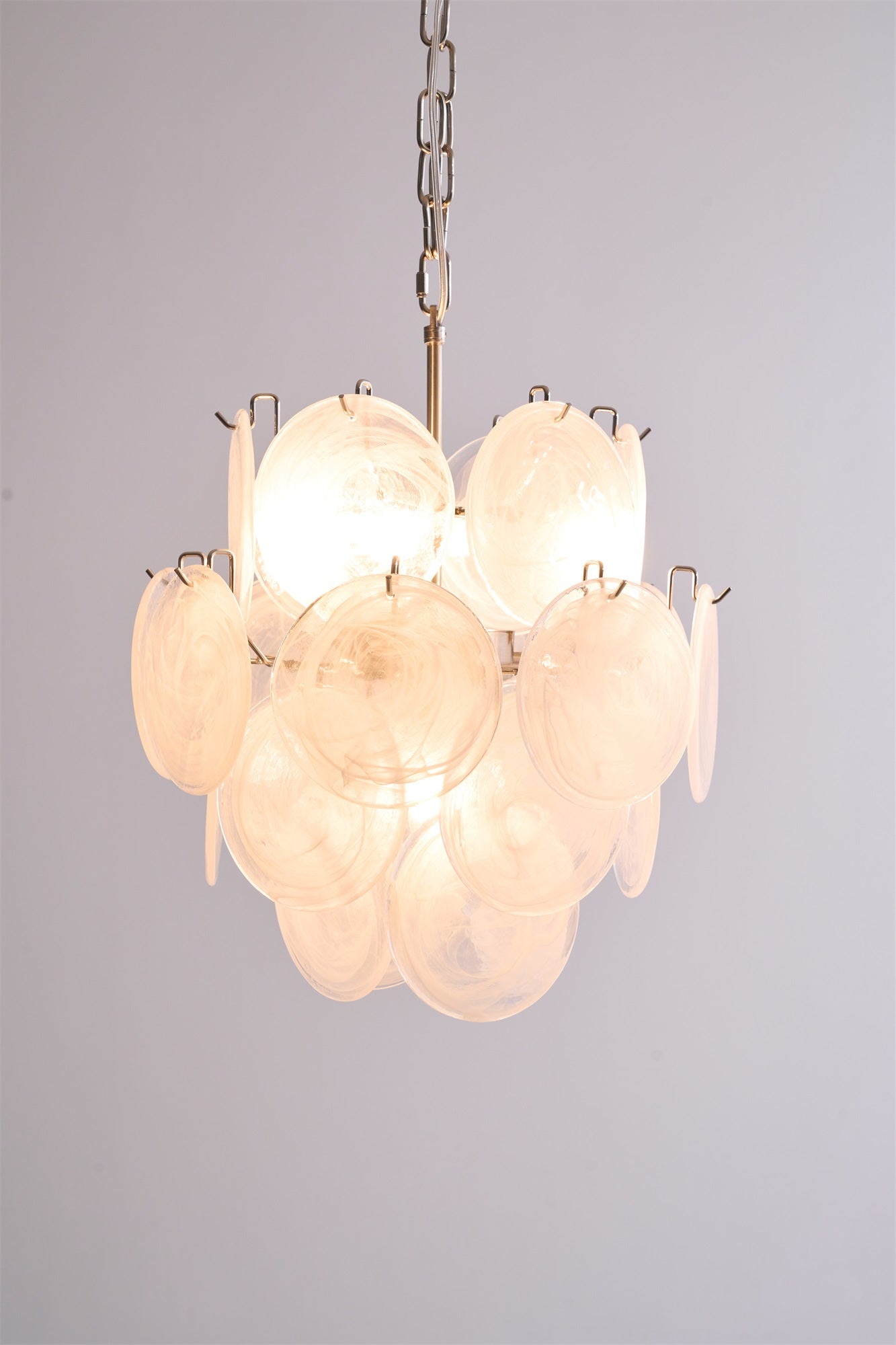 Loire Valley Glass Chandelier
