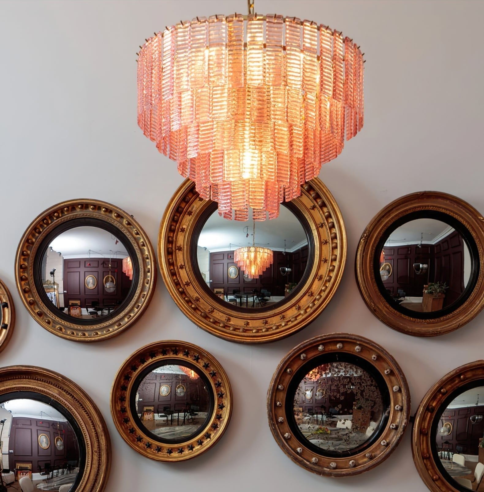 Opalora Pink Chandelier