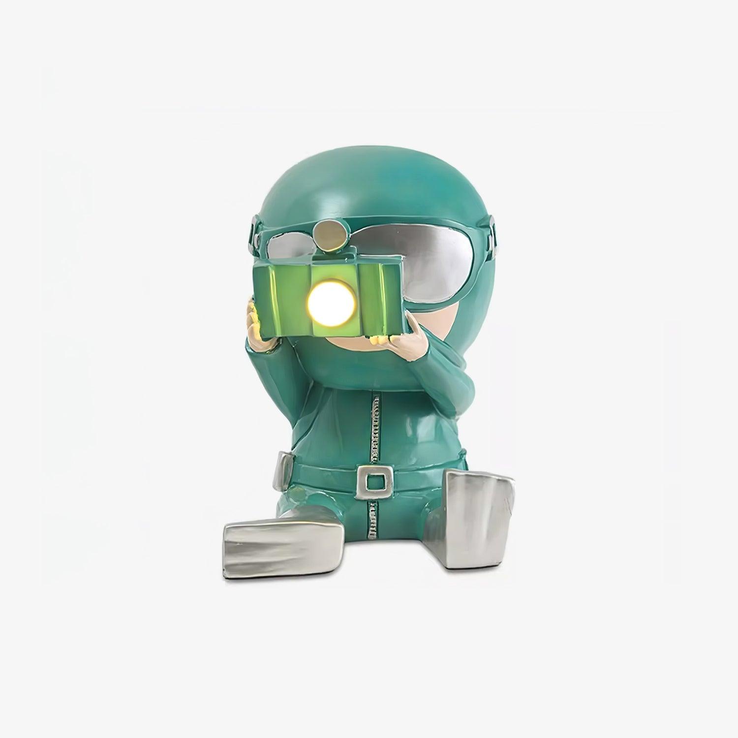 冒険家樹脂テーブルランプ